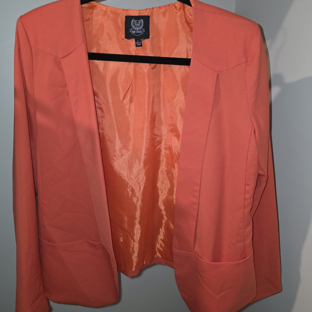 Women's Orange Blazer